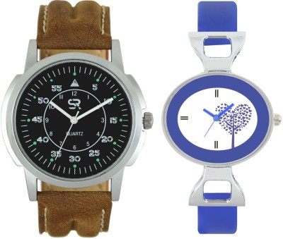 Shivam Retail Fency Look Branded Collection Couple New Desginer Leather Strap SR-01+VT29 Watch  - For Couple   Watches  (Shivam Retail)