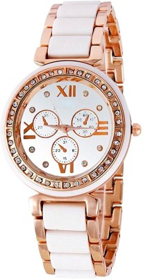 Alfaliz na Alfakiz Golden White Color Watch  - For Girls   Watches  (Alfaliz)