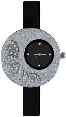 View Infinity Enterprise black stylist diamond Watch  - For Girls Wrist Watches Price Online(Infinity Enterprise)