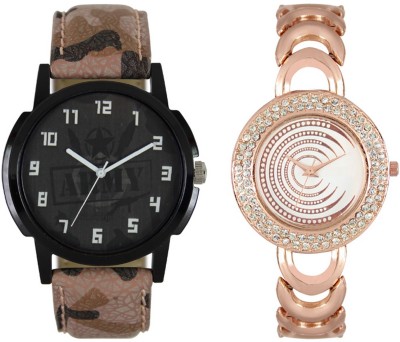 CM New Couple Watch With Stylish And Designer Dial Fancy Look 018 Watch  - For Couple   Watches  (CM)