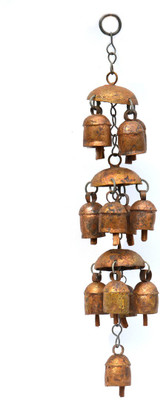

Art Godaam Hand made Copper Windchime(15 inch, Brown)