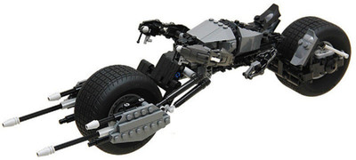 

Emob 338 Pcs Super Heroes The Darknight Return Gotham City Bricks Toys Batpod Building Block Set Toy(Black)