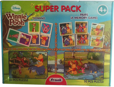 

kidoz kingdom DISNEY WINNIE THE POOH 4 IN 1 SUPER PACK Board Game