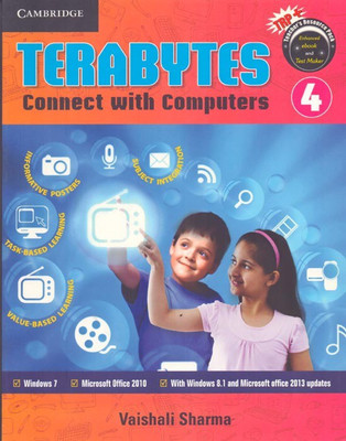 Terabytes Connect with Computers Class - 4(English, Paperback, Vaishali Sharma)