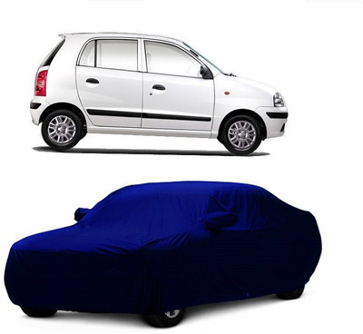 autorain Car Cover For Hyundai Santro Xing (With Mirror Pockets)(Blue)