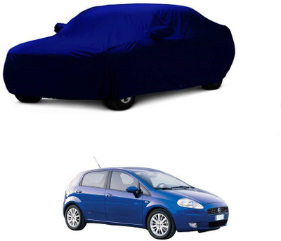 autorain Car Cover For Fiat Grande Punto (With Mirror Pockets)(Blue)