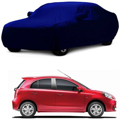 MoTRoX Car Cover For Renault Pulse (With Mirror Pockets)(Blue)