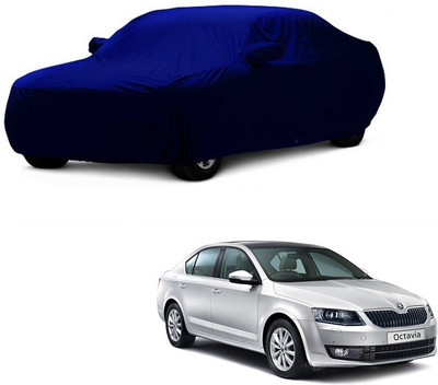 autorain Car Cover For Skoda Octavia (With Mirror Pockets)(Blue)