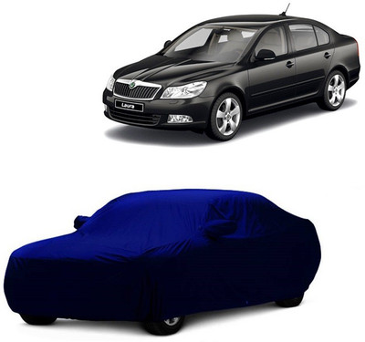 autorain Car Cover For Skoda Laura (With Mirror Pockets)(Blue)