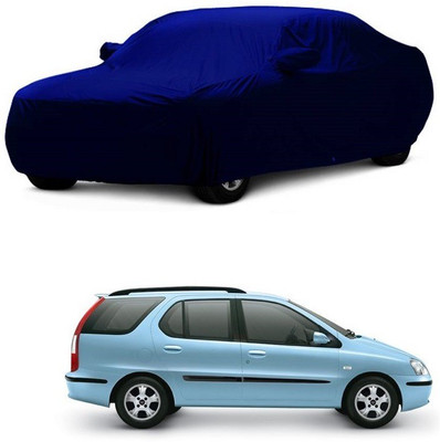 MoTRoX Car Cover For Tata Indigo Marina (With Mirror Pockets)(Blue)