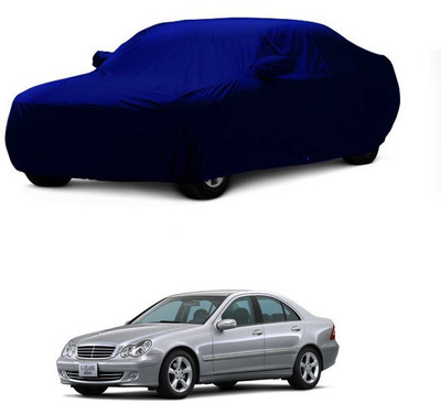 MoTRoX Car Cover For Mercedes Benz C200 (With Mirror Pockets)(Blue)