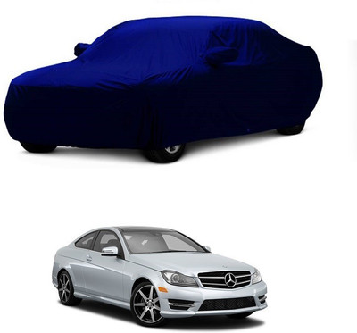 MoTRoX Car Cover For Mercedes Benz C220 (With Mirror Pockets)(Blue)