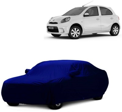 autorain Car Cover For Nissan Micra Active (With Mirror Pockets)(Blue)