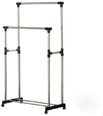 

Riddhi Siddhi Double Pole Steel Floor Cloth Dryer Stand(Steel)