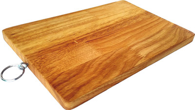 

Oxford 13Inch x 9Inch Vegetables, Cheese, Bread Serving & Travelling Wood Cutting Board(Beige Pack of 1)