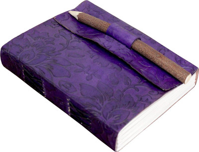 

Bahubali Craft A6 Diary(Handcrafted 100% Pure Leather, Purple)