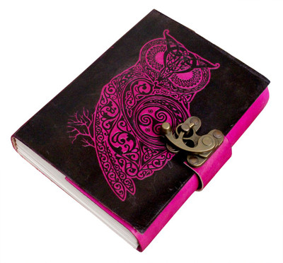 

Bahubali Craft A5 Diary(Handcrafted 100% Pure Leather, Pink)