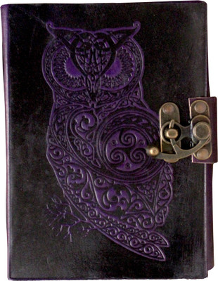 

Bahubali Craft A5 Diary(Handcrafted 100% Pure Leather, Purple)