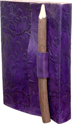

Craft Shop A6 Diary(Handcrafted 100% Pure Leather, Purple)