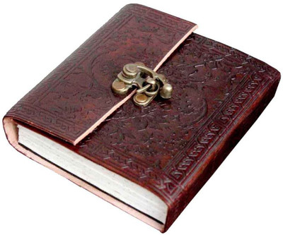

Bahubali Craft A6 Diary(Handcrafted 100% Pure Leather, Brown)