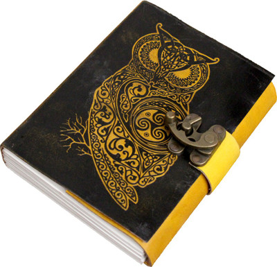 

Bahubali Craft A5 Diary(Handcrafted 100% Pure Leather, Yellow)