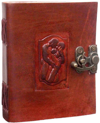 

Bahubali Craft A6 Diary(Handcrafted 100% Pure Leather, Brown)