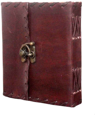 

Bahubali Craft A6 Diary(Handcrafted 100% Pure Leather, Brown)