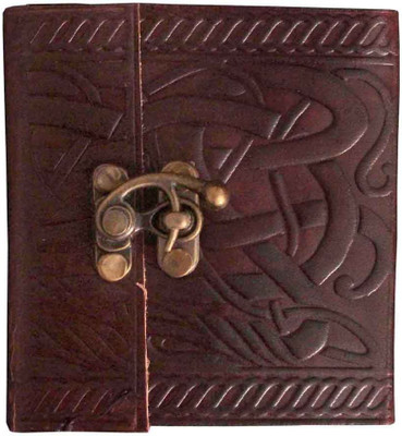 

Bahubali Craft A6 Diary(Handcrafted 100% Pure Leather, Brown)