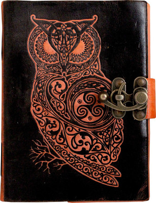 

Bahubali Craft A5 Diary(Handcrafted 100% Pure Leather, Orange)