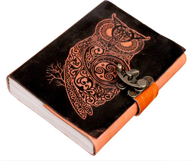 

Craft Shop A5 Diary(Handcrafted 100% Pure Leather, Orange)