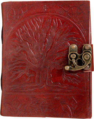 

Bahubali Craft A6 Diary(Handcrafted 100% Pure Leather, Brown)