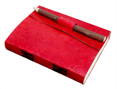 

Bahubali Craft A6 Diary(Handcrafted 100% Pure Leather, Red)