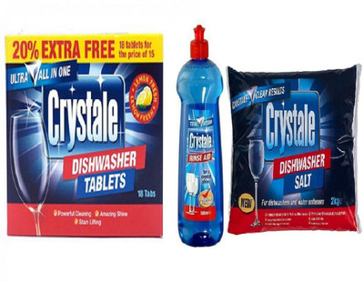

Crystale Dishwashing Combo Dishwashing Detergent(2.85 kg)