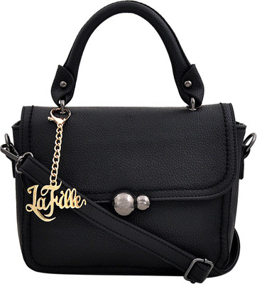 LaFille Hand-held Bag(Black)