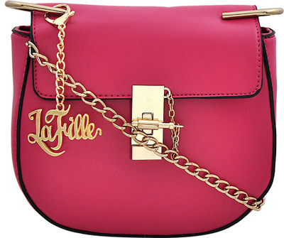 

LaFille Hand-held Bag(Pink)
