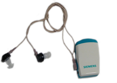 

Siemens Amiga 176 For Both Ear Hearing Aid(White, Blue)