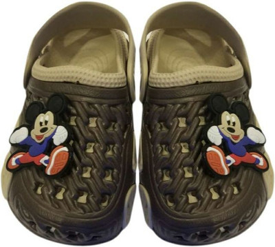 

Princess Wardrobe Boys & Girls Slip-on Clogs(Brown