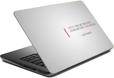 

ezyPRNT Sparkle Laminated Bob Marley Motivation Quote e (15 to 15.6 inch) Vinyl Laptop Decal 15