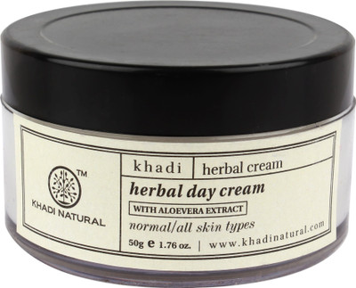 

Khadi Natural Herbal Day Cream with Aloevera Extract(100 g)