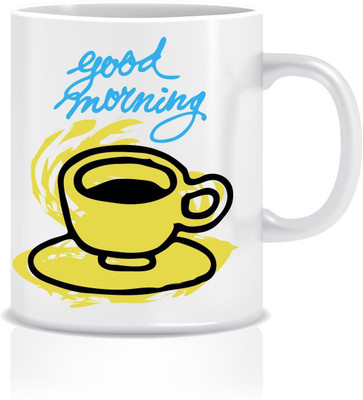 

Everyday Desire Good Morning ED008 Ceramic Mug(300 ml), Multicolor
