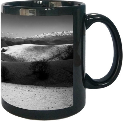 

Arkist sibillini mountains black and white 25 Ceramic Mug(340 ml), Multicolor