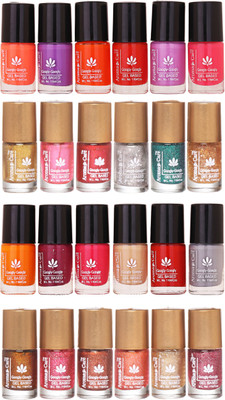 

Aroma Care Insta Dri Shiny and Glitter Effect Nail Polish Lacquer Set 05 Multicolor(Pack of 12)