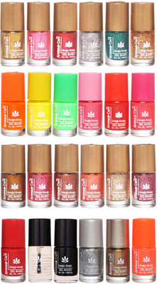 

Aroma Care Shiny and Modern Glitter Nail Polish Combo 019 Multicolor(Pack of 24)