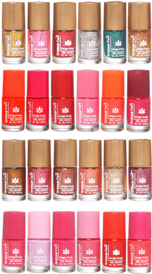 

Aroma Care Shiny and Modern Glitter Nail Polish Combo 013 Multicolor(Pack of 24)