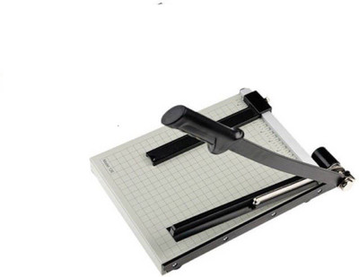 

HE RETAIL SUPPLIES B4 Plastic Grip Guillotine Paper Cutter(Set Of 1, White)