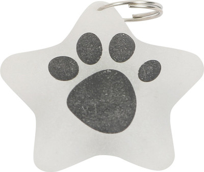

SRI Cute Shape Collar Pendant For Dog / Puppy / Kitten / Cat (Shape may be vary)-X-Small- 1 pcs Plain Dog Collar Charm(White, Star)