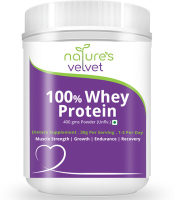 

Natures Velvet Lifecare Whey Protein(400 g, Natural)