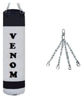 

Venom 3.5 FEET LONG , P.U MATERIAL , UNFILLED WITH CHAIN Hanging Bag(3.5, 42 kg)