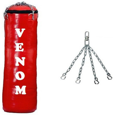 

Venom 4.5 FEET LONG , SRF - ECONOMIC MATERIAL , UNFILLED WITH CHAIN Hanging Bag(4.5, 1 kg)