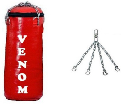 

Venom 1.5 FEET LONG , SRF - HEAVY MATERIAL , UNFILLED WITH CHAIN Hanging Bag(1.5, 1 kg)